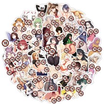 50pcs Sexy Girls Anime Stickers Waifu Stickers Graffiti Decals DIY Phone... - $7.66