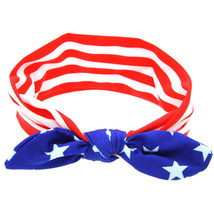 Independence Day American Flag Knotted Headband Accessories(D0102H29S2W.) - £4.09 GBP