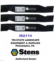 3pack Stens Hi Lift Blades Fits Craftsman 24679 - $36.77