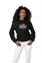 Black Coffee Gives Passion Womens Crewneck Sweater - £19.74 GBP