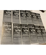 TED NUGENT 12 UNUSED TICKET VOUCHERS MEADOW BROOK MUSIC THEATRE FESTIVAL... - £15.71 GBP