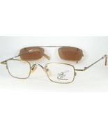 Vip Collection GO 424 AG /AVOCADO GREEN EYEGLASSES W/ BROWN CLIP-ON 44-2... - $74.35 CAD