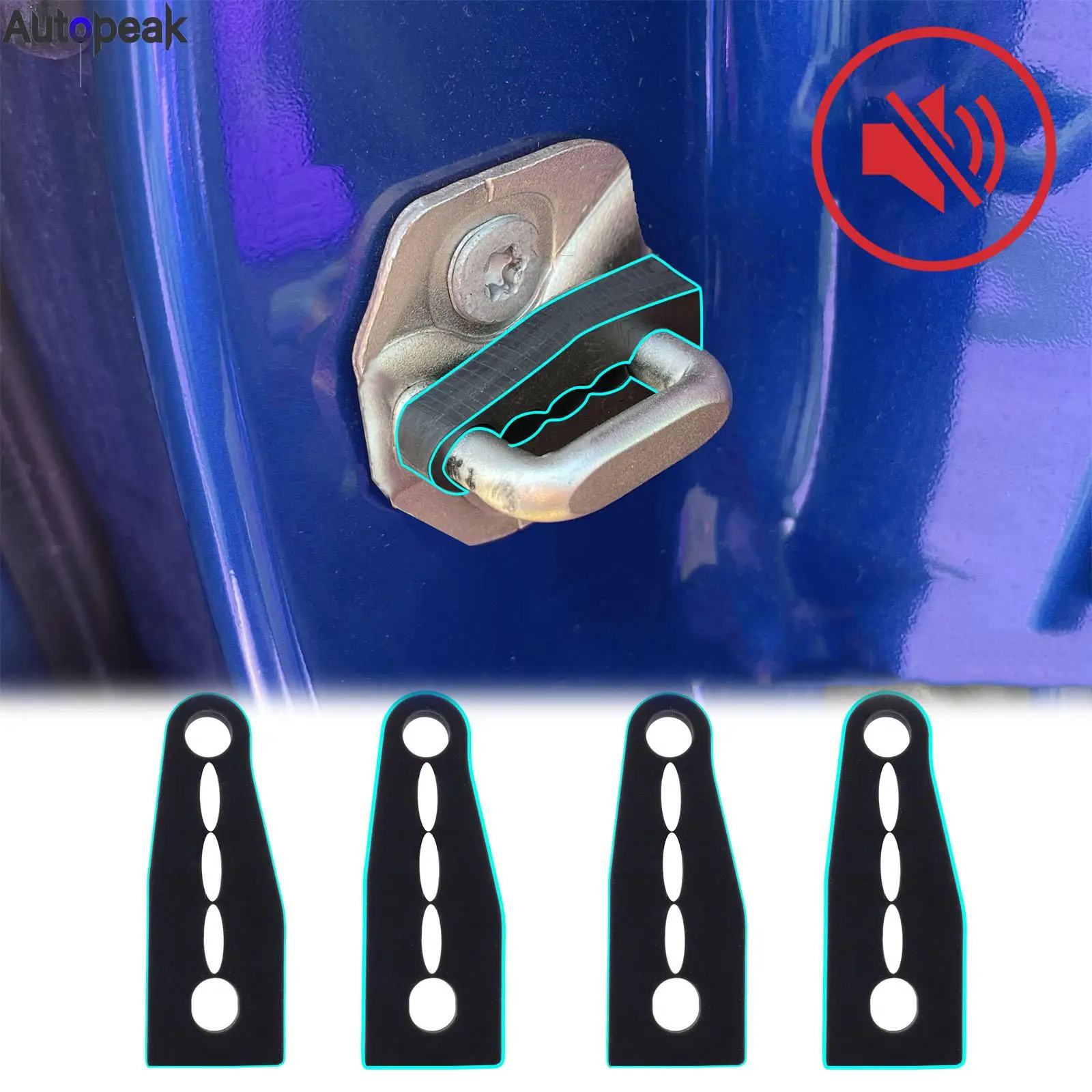 Car Door Lock Buffer For Ford C-Max Transit Tourneo Connect Rattling STOP - £12.51 GBP