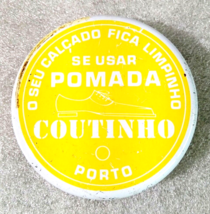 COUTINHO 4 ✱ Vintage Grease Tin Can Full Shoe Polish Cirage Portugal 70´s - £11.98 GBP