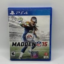 Madden NFL 15 (Sony PlayStation 4) PS4 No Manual. Fast Free Shipping - $7.25