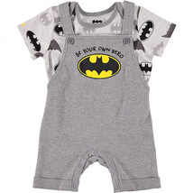 Batman Be Your Own Hero Shortall Set Multi-Color - £21.07 GBP