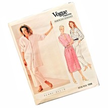 Vogue Perry Ellis 1328 Sewing Pattern Uncut Dress Top Tunic Pants Misses... - $14.84
