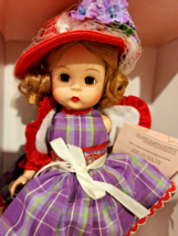 Madame Alexander Little Miss Red Har Society 8&quot; Doll 41525 With Box, Hat - £117.34 GBP
