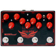 Mosky MP-54 Red Fox Analog Multi Effect Pedal Overdrive, Chorus, Delay, ... - $69.80