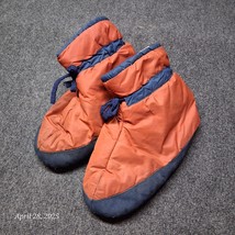 VTG Teton Trails Tent Booties Size Small Orange Slippers Hiker Hiking - €16,79 EUR