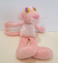 Vintage 1999 Pink Panther Tennis Player 9 inch Plush Stuffed Animal Collectible - £9.67 GBP