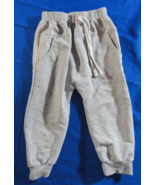 LEAPING FROG LIGHT GRAY COMFORTABLE THERMAL DRAWSTRING BABY SWEATPANTS 4T - €9,85 EUR