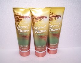 Victoria&#39;s Secret Coconut Passion Sunkissed Fragrance Lotion 8 oz - Lot of 3 - £30.36 GBP