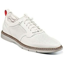 Stacy Adams Synchro Plain Toe Elastic Lace Up Sneaker White Shoes 25518-100 image 10