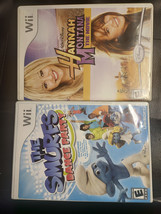 Lot Of 2 Wii Games : Hannah Montana The Movie + The Smurfs Dance Party [Manual] - £5.51 GBP