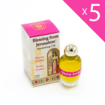 Lot Of 5 X Anointing Oil Queen Esther 12ML - 0.4OZ From Holyland (5 Bottles) - £21.15 GBP