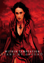 Within Temptation Stand My Ground Flag Cloth Poster Banner Cd Symphonic Metal - £15.98 GBP
