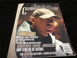 American Cinematographer Magazine Dec 2000 Unbreakable, Shadow of the Vampire - $20.00