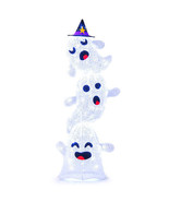 4 FT Lighted Standing Halloween Decoration Stacked Ghosts with 120 LED L... - $2,552.39 MXN