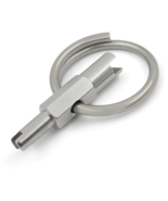 Pocket Valve Core Removal Tool Keychain - Stainless Steel - Standard - $12.47