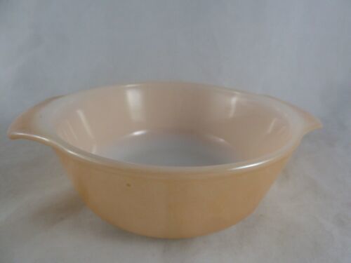 Vintage Anchor Hocking Fire King 12oz Bowl Peach Lustre Casserole  #472 - $7.80