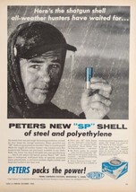 1960 Print Ad Peters New &quot;SP&quot; Shotgun Shells Steel &amp; Polyethylene Bridge... - $18.88