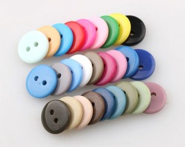 [DIY] 600pcs 2-hole Resin Buttons for Sewing/Kids Craft/Scrapbooking - 12.5mm - £15.97 GBP