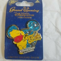 Disney Parks Pin Shanghai Resort Grand Opening Pooh pin  New - £19.77 GBP