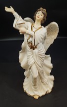 O&#39;Well Member’s Mark 11” Angel Porcelain Figurine Iridescent Wings with Chalice - £27.65 GBP