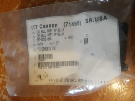 NEW Bell ITT Cannon Backshell Circular Plug connector MIL SPEC # kpt06j14 - £11.73 GBP