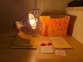 Sylvania Sun Lamp Kit Complete Works W/ Original Glasses Instructions VT... - $65.06