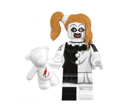 Terrifier Little Pale Girl Clown Horror Movie Custom Minifigures - $8.45