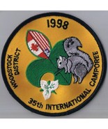 Boy Scouts Canada Patch 1998 Woodstock District 35th International Campo... - £7.85 GBP