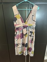 Abstract Print Dress with Bow Detail y Mint brand new - $2,306.61 MXN