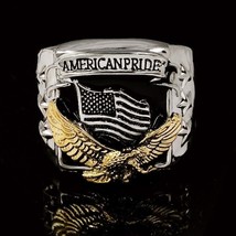 American Flag Eagle Ring - £12.85 GBP