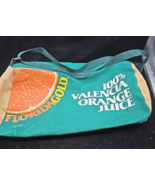 Florida Gold 100% Valencia Orange Juice Duffel Bag 17&quot;x12&quot; approx RARE HTF - $443.76 MXN