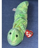 Vintage 2000 TY Beanie Baby SQUIRMY the Green Worm 12&quot; MWMT Made In USA ... - £6.02 GBP