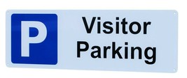 Visitor Parking Wall Sign for Outdoor Use - $8.36
