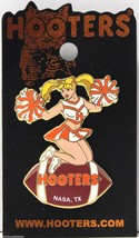 Sexy Hooters Girl Cheerleader Football Nasa, Tx Lapel Pin - New - £10.41 GBP