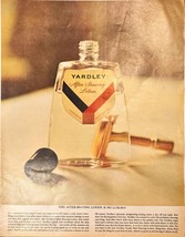Yardley After Shave Lotion Men&#39;s No Luxury-1961 Vintage Print Ad - $181.88 MXN