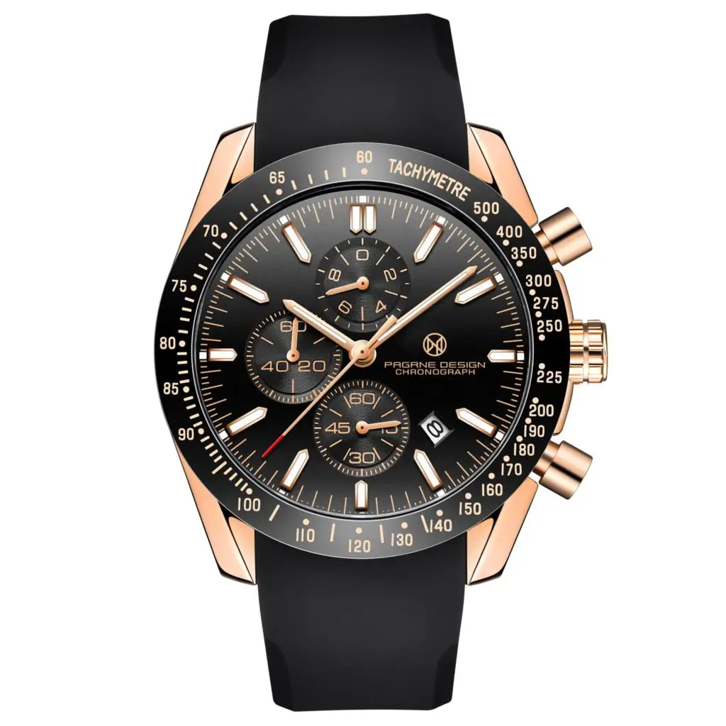 New Men Quartz Watch Rubber Belt Men&#39;s Luxury Watch Fashion Casual Sport... - $52.01