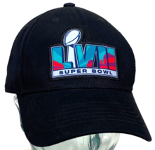 Vtg Super Bowl LVII Hat-Caesars Sportsbook-NFL Football-Black-Strapback - £12.86 GBP