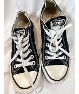 Converse Chuck Taylor All Star Low Top Black Canvas Sneakers Women’s 6.5 - $31.81 CAD