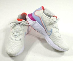 Nike Renew Run Style CW7436-100 White Pink Shoes Sneakers Women&#39;s Size 11 W New - £78.62 GBP