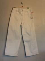 Jessica Simpson White Crop Wide Leg  Jeans Size 6 Brand New - £26.74 GBP