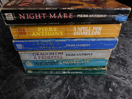 Piers Anthony lot of 6 Xanth Series Fantasy Paperbacks - $11.99