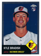2022 Topps Chrome Platinum #427 Kyle Bradish Baltimore Orioles Rookie Card - £1.29 GBP