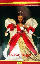 Holiday Angel Barbie 2001 African American Aa Mattel - £51.95 GBP