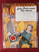 1940s Lucky Strike/Royal Gelatin Magazine Ad Resealable Plastic Sleeve Excellent - £12.99 GBP