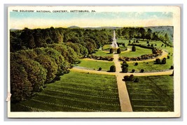 Soldier National Cemetery Gettysburg Pennsylvania PA UNP WB Postcard N24 - £2.34 GBP